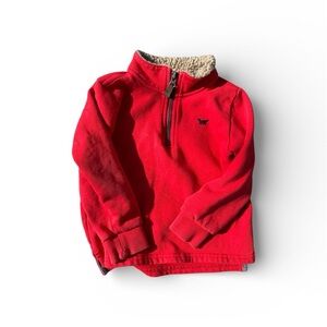 Carter's Red Kids Sweatshirt with Embroidered Detail
